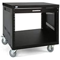 Samson SRK8 - Rack metálico abierto de 8 unidades con ruedas